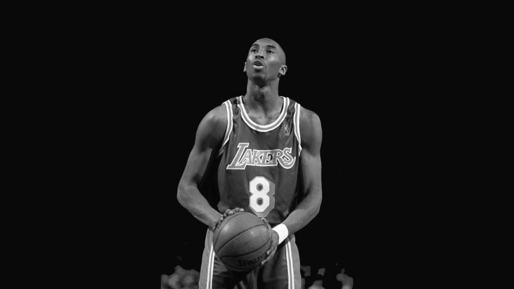 Kobe Bryant Rookie, Black and White (1978-2020)